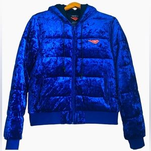 🔥Limited Edition🔥 Forever 21 x Pony Velvet Puffer Jacket